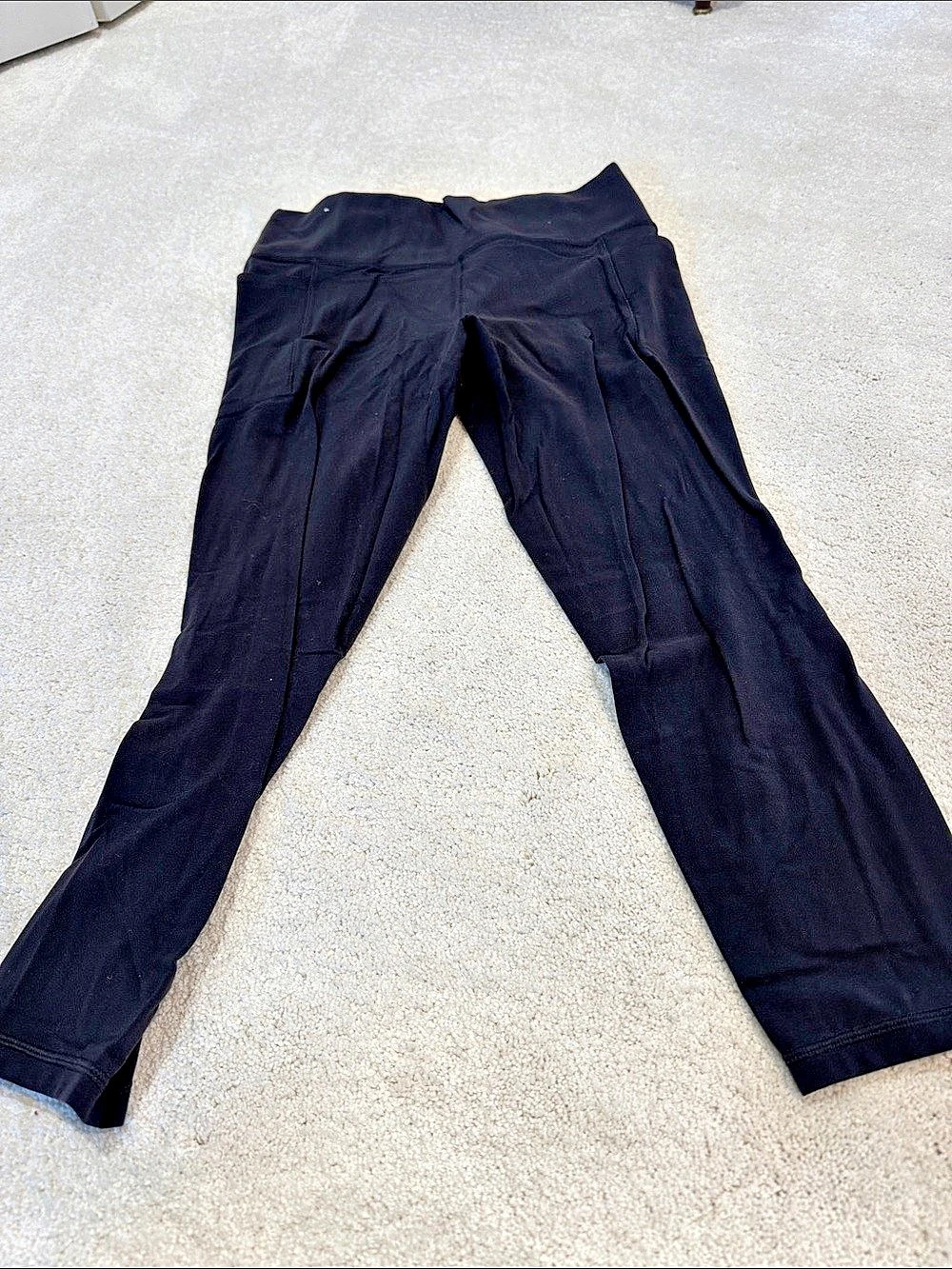 Athleta Salutation 7/8 Tight Black Leggings Size Large